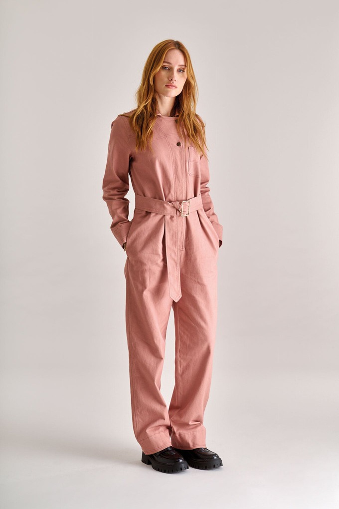 LYON Organic Cotton Jumpsuit - Dusty Pink from KOMODO