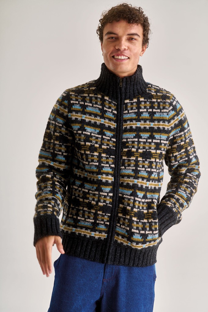 RAMBLER Fleece Lined Wool Knit Jacket from KOMODO