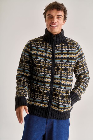 RAMBLER Fleece Lined Wool Knit Jacket from KOMODO