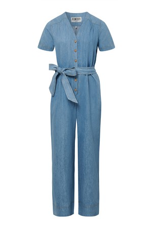 ELOUISE - Organic Cotton Jumpsuit Light Wash from KOMODO