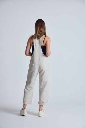 MARY-LOU Natural - Organic Cotton Dungarees by Flax & Loom from KOMODO