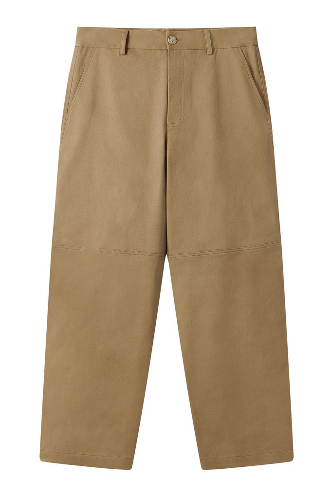 THEO Organic Cotton Tencel Trouser - Olive from KOMODO