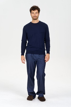 POCKET Organic Cotton Jumper - Navy from KOMODO