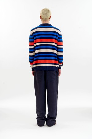 STRIPE Organic Cotton Cardigan from KOMODO