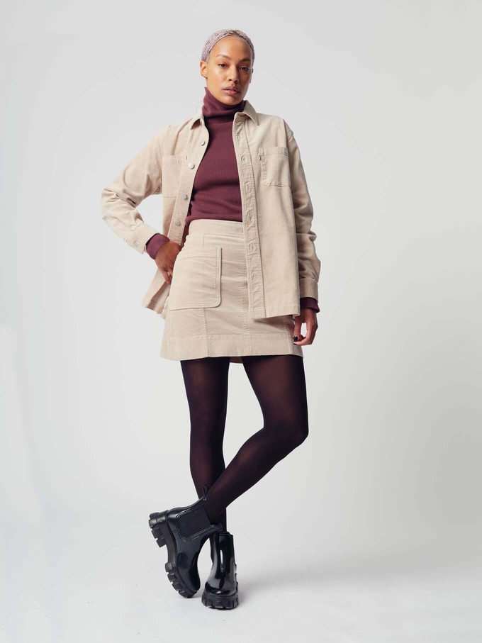 JEAN - Organic Cotton Overshirt Winter White from KOMODO
