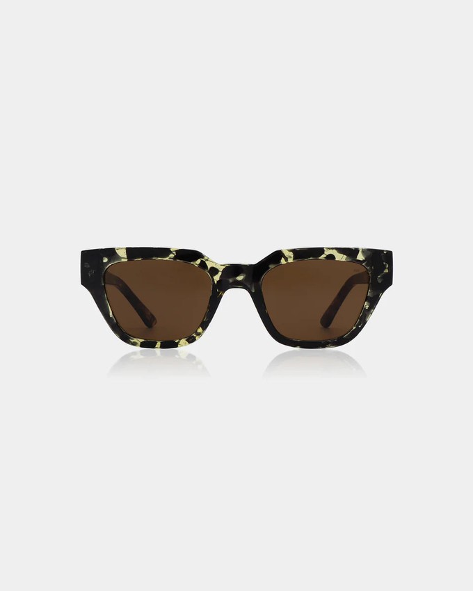 KAWS - Black / Yellow Tortoise Sunglasses by A.Kjaerbede from KOMODO