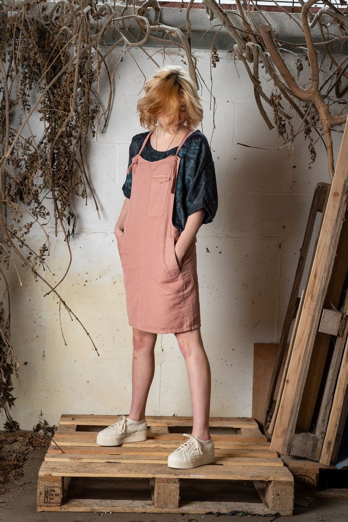 PEGGY Pink - Organic Cotton Dress by Flax & Loom from KOMODO