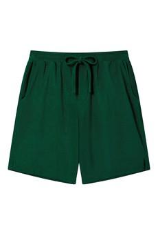 JERRY - Organic Cotton Blend Terry Shorts - Jungle Green via KOMODO