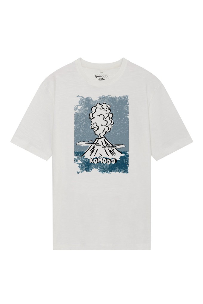 VOLCANO - Organic Cotton Tee - White from KOMODO
