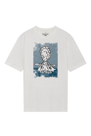 VOLCANO - Organic Cotton Tee - White from KOMODO