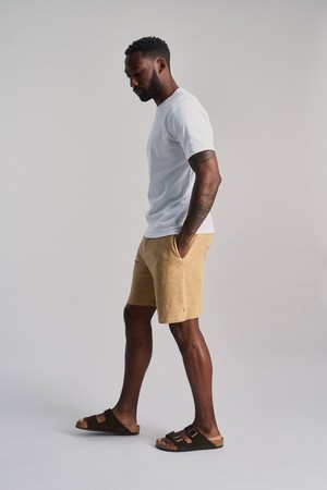 CALUM - Organic cotton shorts - Sand melange from KOMODO
