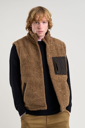 CHRIS Fleece Gillet - Mink from KOMODO