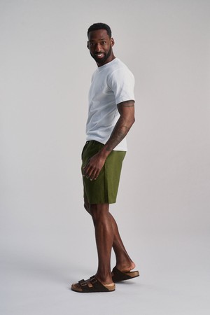 JERRY - Organic Linen Cotton Shorts - Khaki from KOMODO