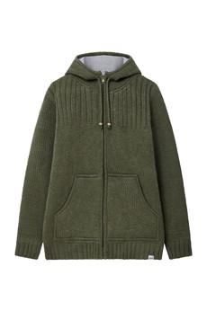 EMU Hooded Wool Jacket - Khaki via KOMODO