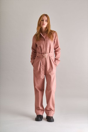 LYON Organic Cotton Jumpsuit - Dusty Pink from KOMODO