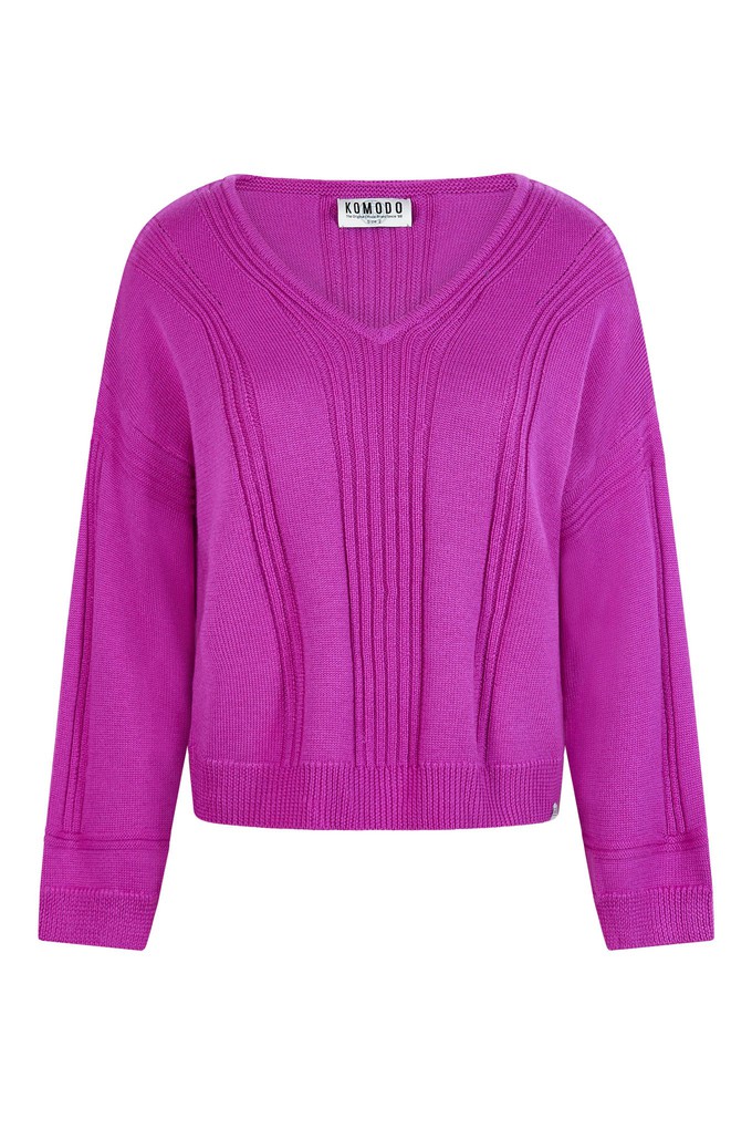 ANYA Wool Jumper - Fuchsia from KOMODO