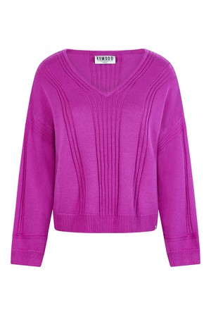 ANYA Wool Jumper - Fuchsia from KOMODO