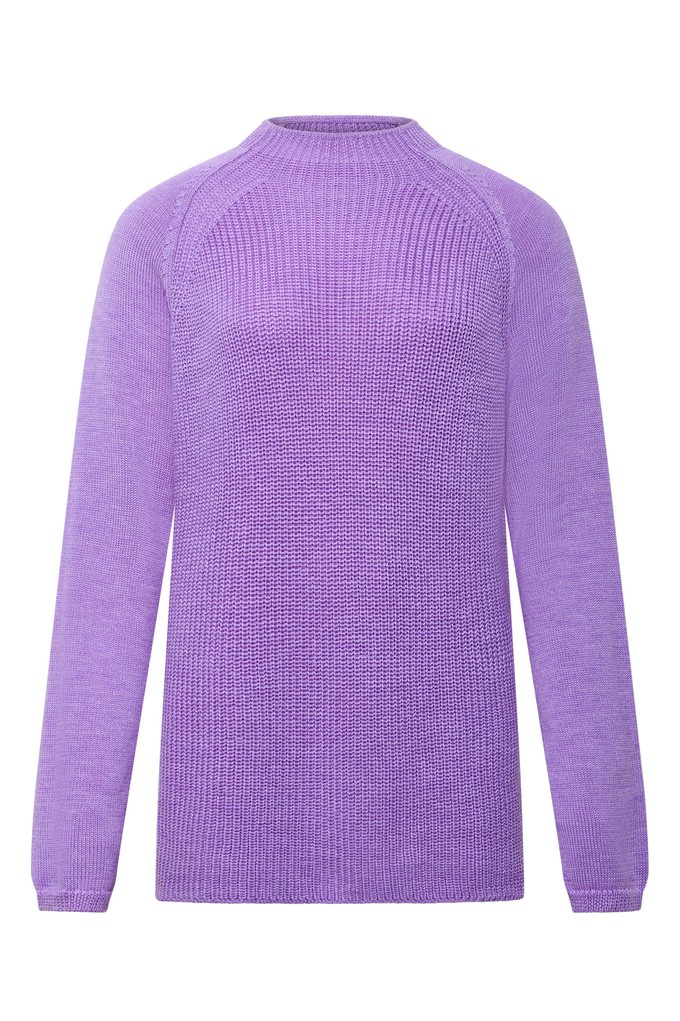 KATTY - Fine Merino Wool Jumper Lavender from KOMODO