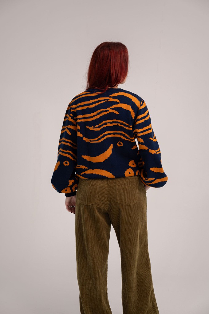 TIGER HOPE - Organic Cotton Jumper Navy from KOMODO