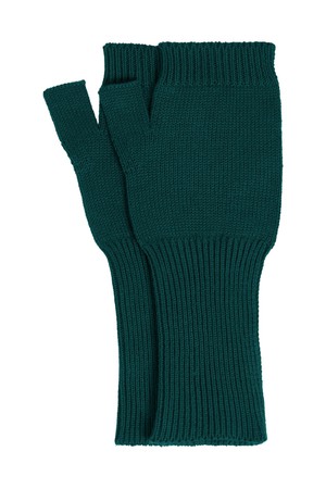 JAS - GOTS Organic Cotton Fingerless Gloves - Green from KOMODO