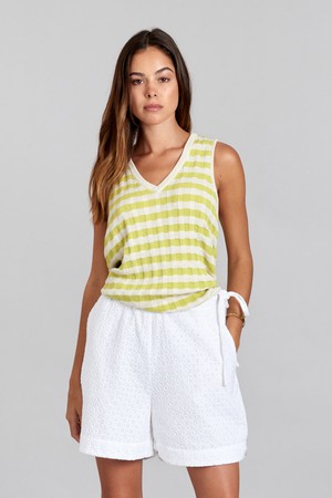 MALA - Organic Cotton Vest Lime from KOMODO