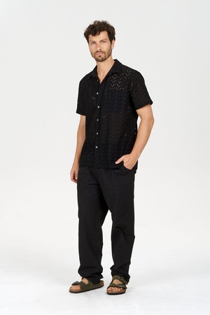BOWIE Organic Cotton Trouser - Black from KOMODO
