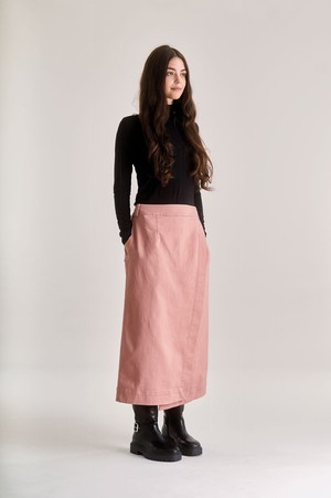 SANTO Organic Cotton Skirt - Dusty Pink from KOMODO