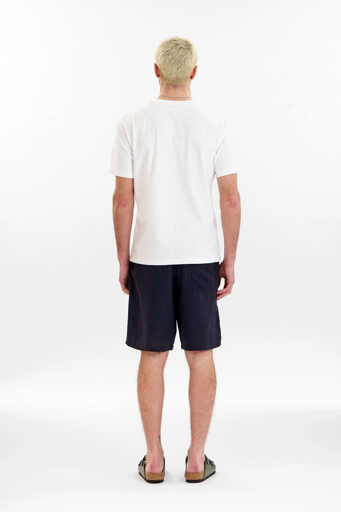 JERRY Tencel Linen Shorts - Navy from KOMODO
