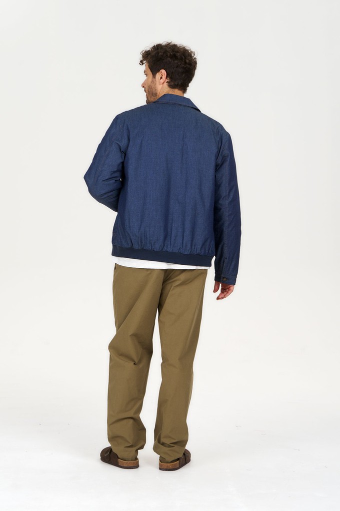 NILE Organic Cotton Chambray Jacket - Mid Wash from KOMODO