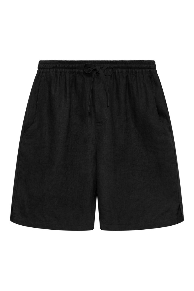 JERRY - Linen Shorts Black from KOMODO