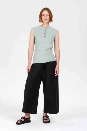 TINA Organic Cotton Rib Tank - Green from KOMODO