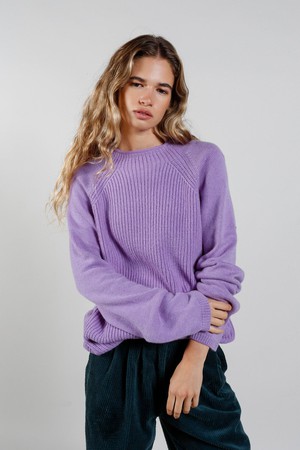 KATTY - Fine Merino Wool Jumper Lavender from KOMODO