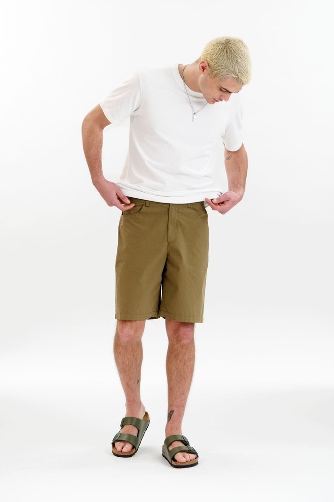JAMBO Organic Cotton Poplin Short - Olive from KOMODO