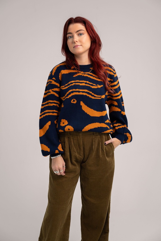 TIGER HOPE - Organic Cotton Jumper Navy from KOMODO