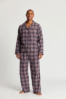 JIM JAM Mens - GOTS Organic Cotton Pyjama Set Navy via KOMODO