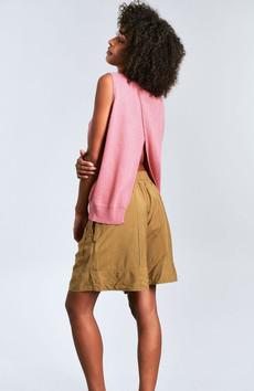 MILA - Organic Cotton Vest Pink via KOMODO