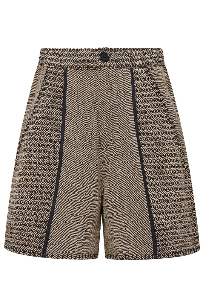 DOLLY - Hand Loomed Cotton Patchwork Shorts from KOMODO