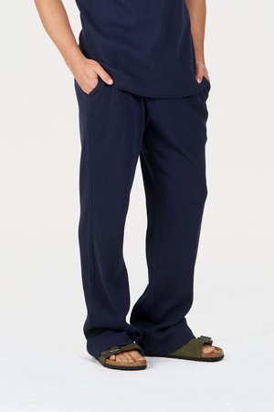 GIO BEACH Organic Cotton Trouser - Navy from KOMODO