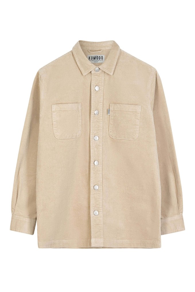 JEAN - Organic Cotton Overshirt Winter White from KOMODO