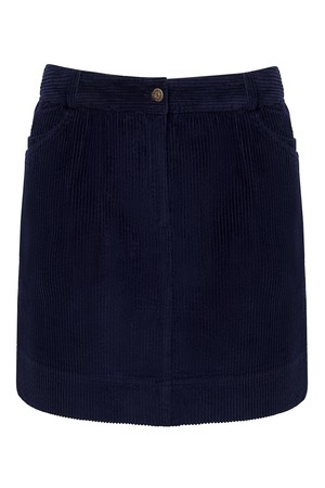 LEONI - Organic Cotton Cord Miniskirt Dark Navy from KOMODO
