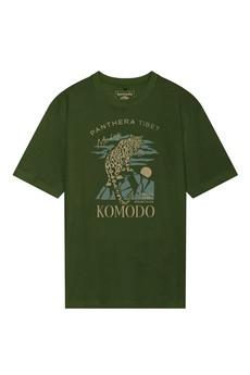 PANTHERA - Organic Cotton Tee - Green via KOMODO