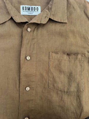 DINGWALLS - Linen Shirt Khaki from KOMODO