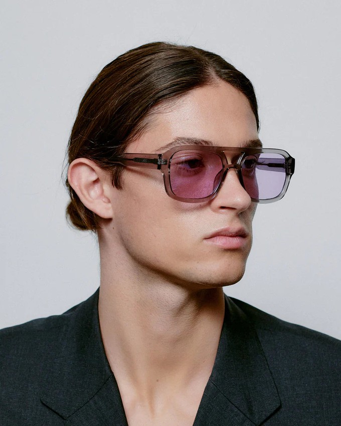 KAYA - Grey Transparent Sunglasses by A.Kjaerbede from KOMODO