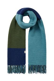 ALEXA Oversized Wool Scarf - Blue via KOMODO
