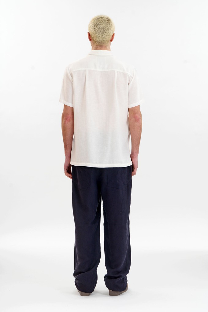LOYLE Tencel Linen Shirt - White from KOMODO