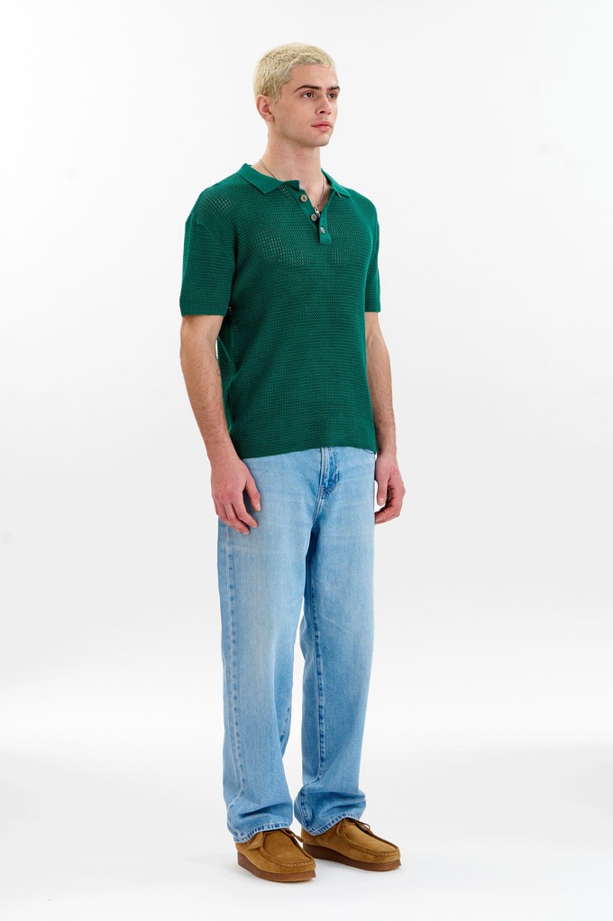 OLIVER Organic Cotton Knit Polo - Green from KOMODO