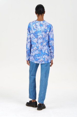 CORBY Tencel Linen Shirt - Acid Blue from KOMODO