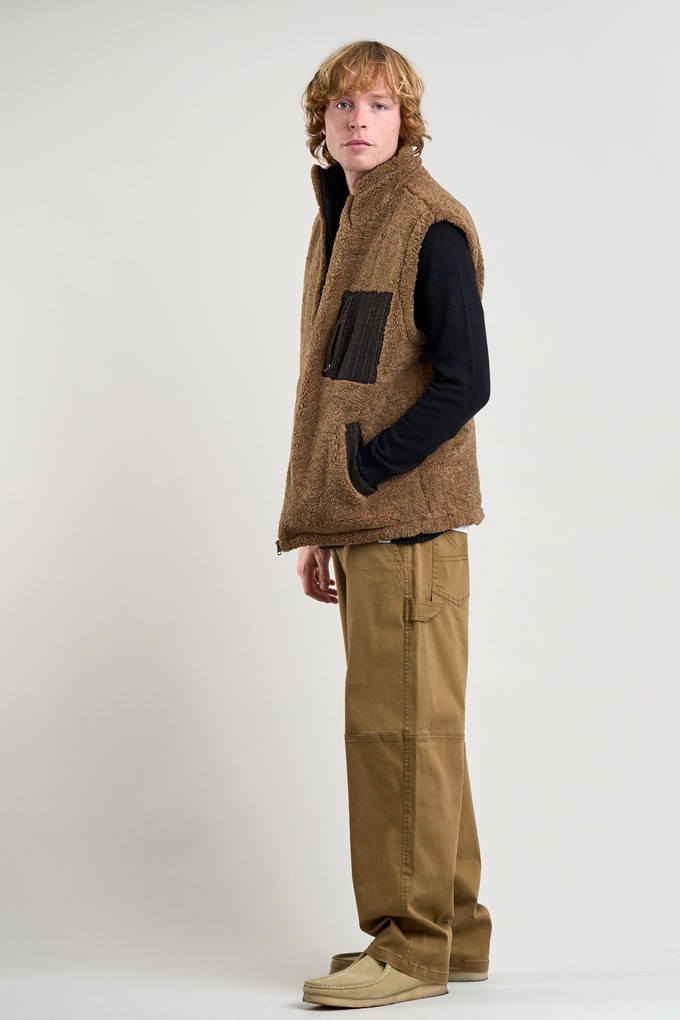 CHRIS Fleece Gillet - Mink from KOMODO