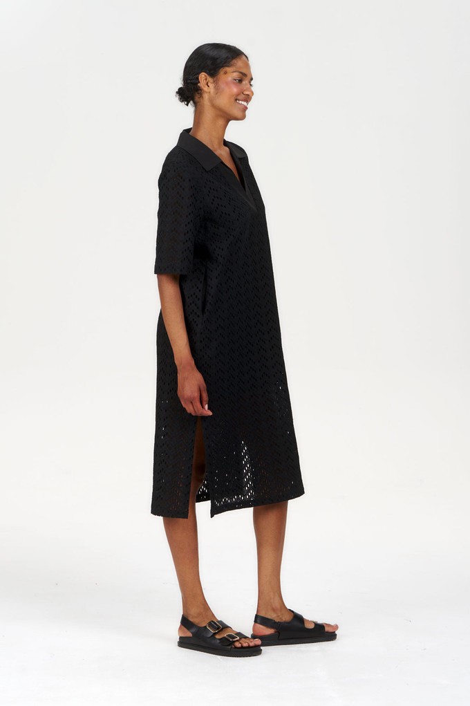 DELILAH Organic Cotton Dress - Black from KOMODO