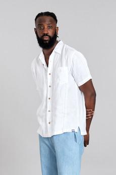 LEO - Linen Shirt Off White via KOMODO
